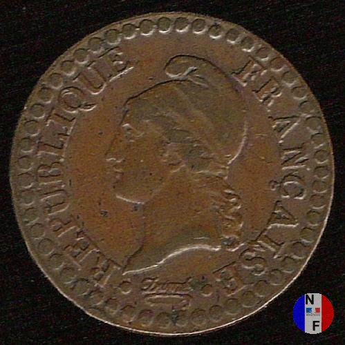 1 centesimo 1797-1798 (Parigi)