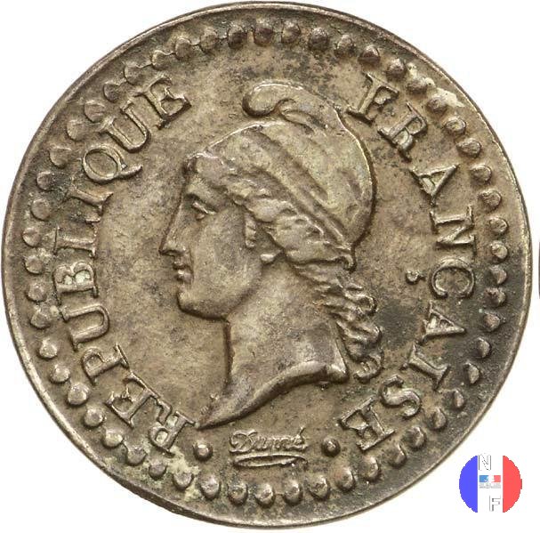 1 centesimo 1799-1800 (Parigi)