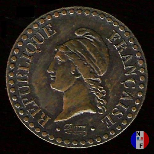 1 centesimo 1849 (Parigi)