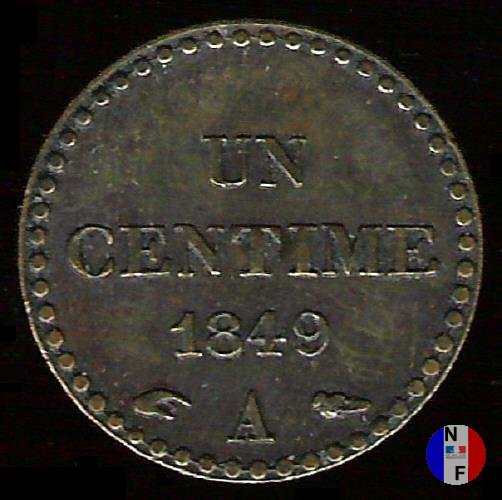 1 centesimo 1849 (Parigi)