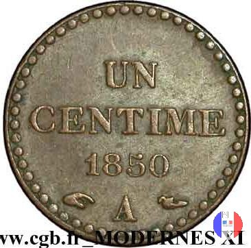 1 centesimo 1850 (Parigi)