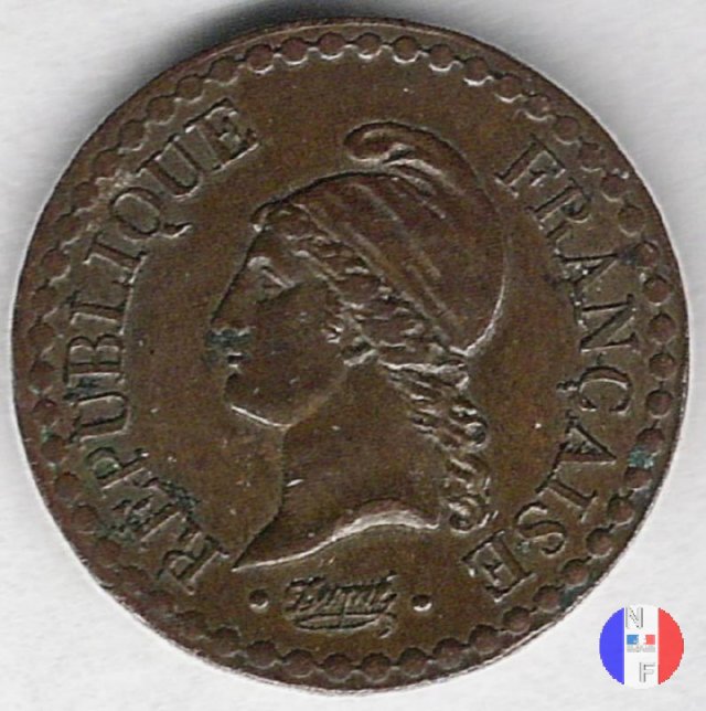 1 centesimo 1851 (Parigi)