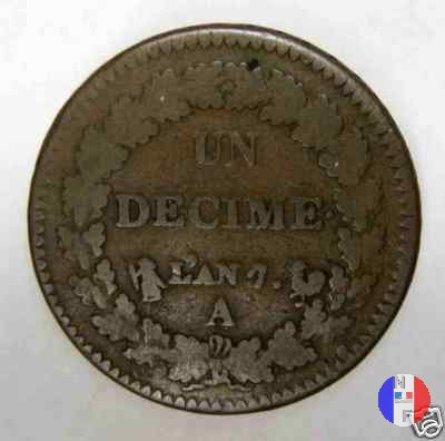 1 decimo Dupré 1798-1799 (Parigi)