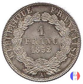 1 franco Bonaparte 1852 (Parigi)