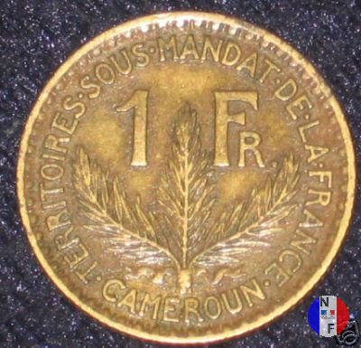 1 franco Territori sotto mandato 1926 (Parigi)