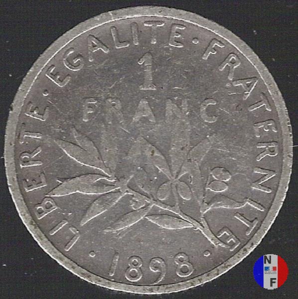 1 franco seminatrice 1898 (Parigi)