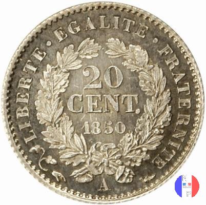 20 centesimi 1850 (Parigi)