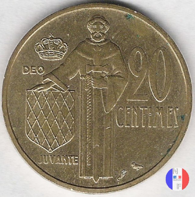 20 centesimi 1962 (Parigi)