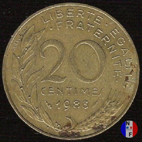 20 centesimi 1983 (Pessac)