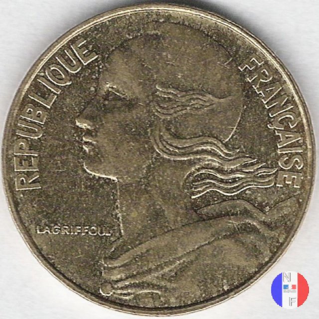 20 centesimi 1987 (Pessac)