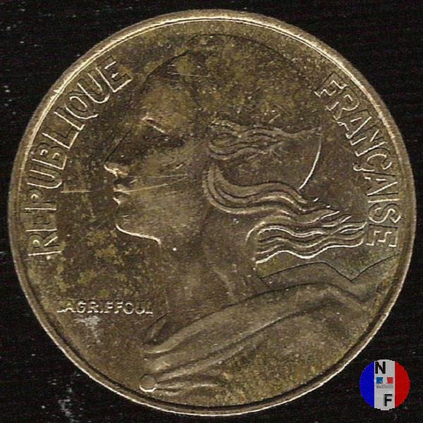 20 centesimi 1991 (Pessac)