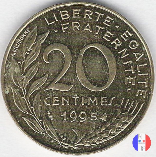 20 centesimi 1995 (Pessac)