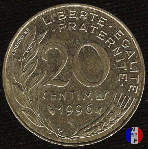 20 centesimi 1996 (Pessac)