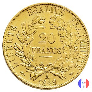 20 franchi Cerere 1849 (Parigi)