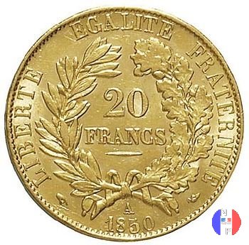 20 franchi Cerere 1850 (Parigi)