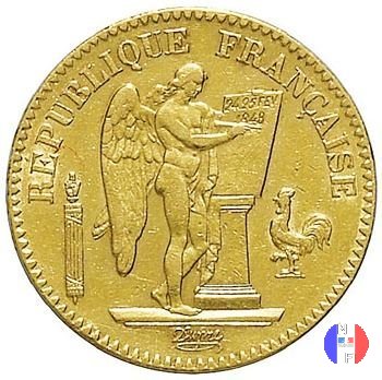 20 franchi Genio 1849 (Parigi)