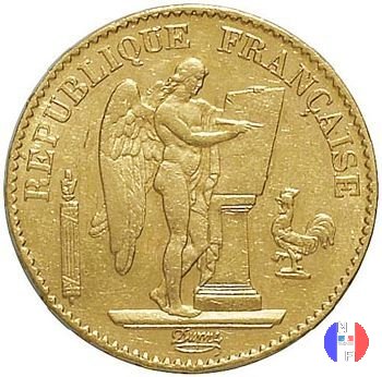 20 franchi Genio 1876 (Parigi)