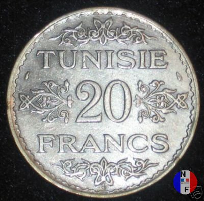 20 franchi - II tipo 1934 (Parigi)