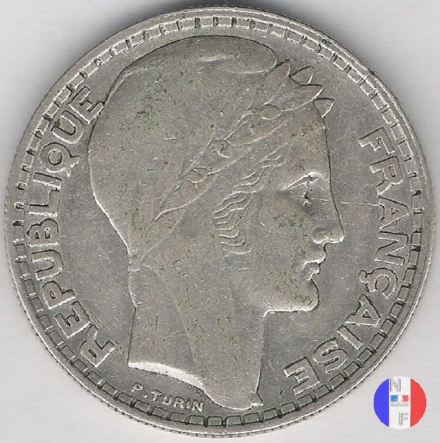 20 franchi Turin 1929 (Parigi)