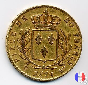 20 franchi 1814 (Lilla)