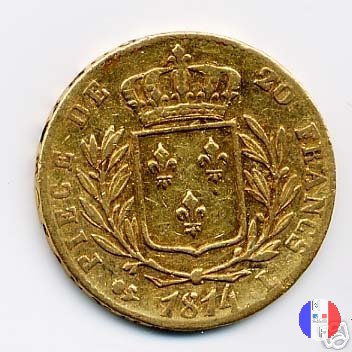 20 franchi 1814 (Bayonne)