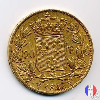 20 franchi 1822 (Lilla)