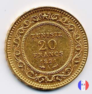 20 franchi 1891 (Parigi)