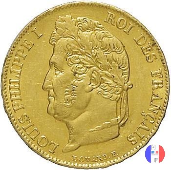 20 franchi - testa coronata 1841 (Parigi)