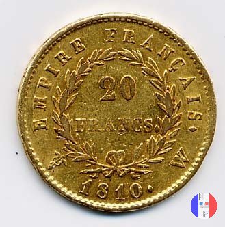 20 franchi - testa laureata, tipo Empire 1810 (Lilla)