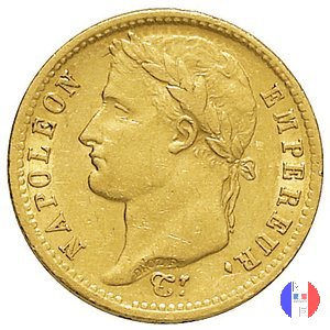 20 franchi - testa laureata, tipo Empire 1811 (Lilla)