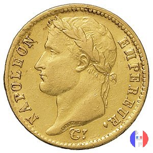 20 franchi - testa laureata, tipo Empire 1811 (Torino)