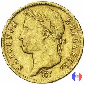 20 franchi - testa laureata, tipo Empire 1811 (Parigi)