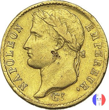 20 franchi - testa laureata, tipo Empire 1811 (Torino)