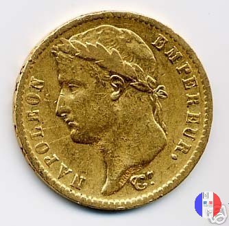 20 franchi - testa laureata, tipo Empire 1812 (Parigi)