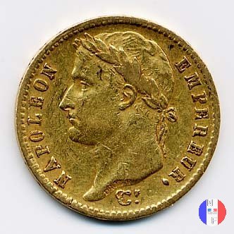 20 franchi - testa laureata, tipo Empire 1812 (Lilla)