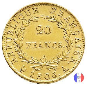 20 franchi - testa nuda 1806 (Parigi)