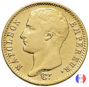 20 franchi - testa nuda 1807 (Parigi)