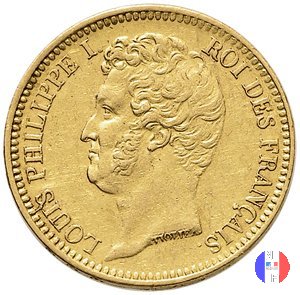 20 franchi - testa nuda 1831 (Parigi)