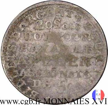 20 sols 1792 (Parigi)