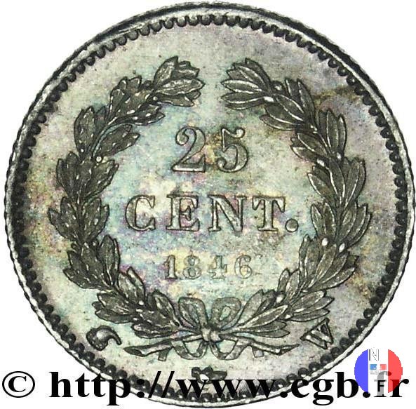 25 centesimi 1846 (Lilla)