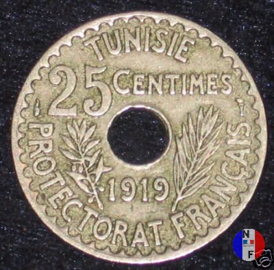 25 centesimi 1919 (Parigi)