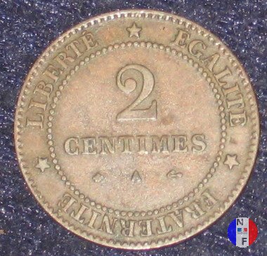 2 centesimi Cerere 1878 (Parigi)