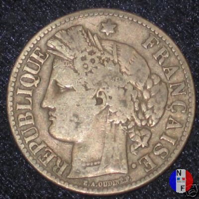 2 franchi Cerere 1881 (Parigi)