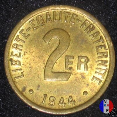 2 franchi France libre 1944 (Philadelphia)