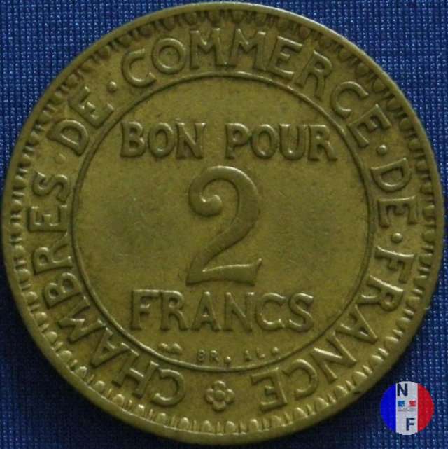 2 franchi camera di commercio 1926 (Parigi)