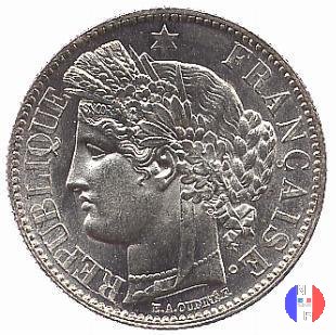 2 franchi - con legenda 1870 (Parigi)