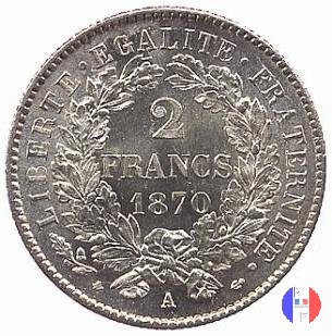 2 franchi - con legenda 1870 (Parigi)