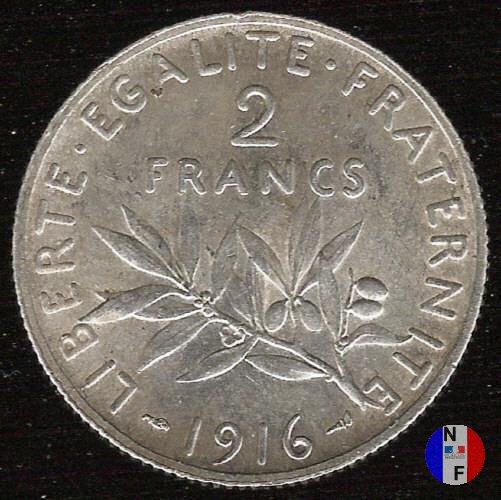 2 franchi seminatrice 1916 (Parigi)