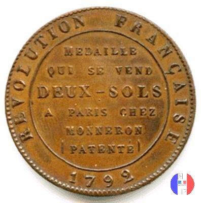 2 sols Ercole 1792 (Birmingham)
