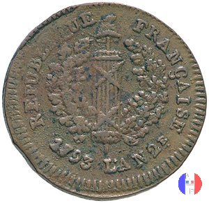 2 sols 1793 (Mayence)